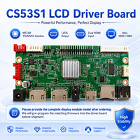Universal 15.6 14.1 inci LVDS LCD papan Driver 1280x800 VGA Input 30 Pin untuk industri layar TFT Tampilan Monitor