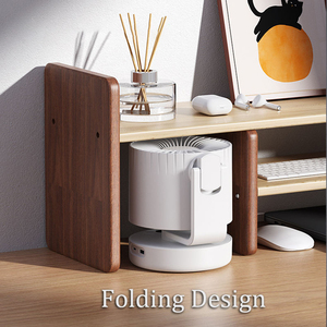 Nouveau ventilateur oscillant de bureau rechargeable par USB, mini lampe de bureau avec affichage numérique - Product Image 4