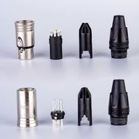 Connecteurs XLR de type soudable de haute qualité, fiches mâles et prises femelles, connecteurs de câble audio, microphone, prise audio XLR 3-5 broches