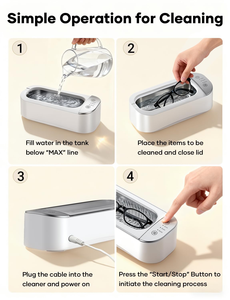 Nouvelle conception 2026 : Machine de nettoyage de bijoux Eraclean, nettoyeur portable de bijoux, nettoyeur ultrasonique domestique - Product Image 3