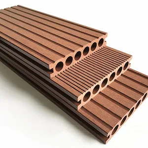 सस्ते कीमत डब्ल्यूपीसी 100% निविड़ अंधकार लकड़ी फर्श 3D आउटडोर डब्ल्यूपीसी अलंकार इंजीनियर फर्श समग्र अलंकार