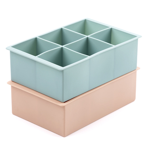 Stampo per Cubetti di Ghiaccio in Silicone - Stampo con 6 Cavità Grandi per Cubetti di Ghiaccio - Ideale per Whisky - Product Image 1