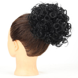 Nouveau cordon <span class=keywords><strong>de</strong></span> serrage <span class=keywords><strong>haute</strong></span> élastique 10 "60g <span class=keywords><strong>queue</strong></span> <span class=keywords><strong>de</strong></span> <span class=keywords><strong>cheval</strong></span> moelleux boucles désordonnées chignon pour femmes blanches utilisation quotidienne et fête coiffure robuste - Product Image 4