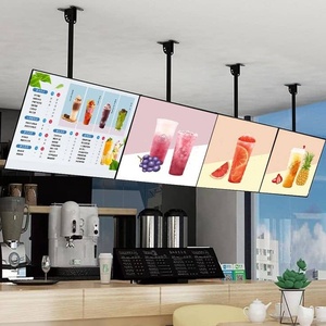 4K HD treo menu kỹ thuật số màn hình hiển thị nhà hàng treo kỹ thuật số Bảng Menu hiển thị LCD Bảng menu kỹ thuật số - Product Image 1
