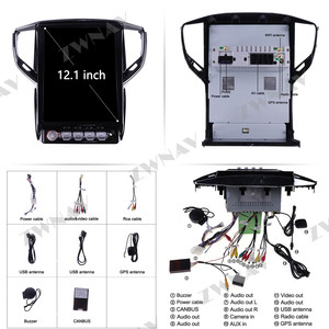 ZWNAV 12,1 "4 + 64G <span class=keywords><strong>Android</strong></span> 9,0 REPRODUCTOR DE DVD Multimedia para coche para Maserati Ghibli 2014-2016 GPS para coche Audio Radio Estéreo Unidad Principal - Product Image 6