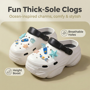 Yearning Soft Plastic Italian Brain Rot Figures Tung Tung Tung Sahur DIY Breloques pour chaussures et sabots - Product Image 3