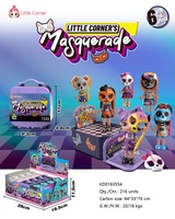 Figurine de collection Blind Box, maison de poupée miniature avec accessoires, étui portable, décoration de bureau Kawaii, jouet artistique, cadeau surprise