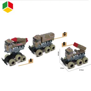 화재 군사 트럭 엔지니어링 모델 차량 당겨 다이 캐스트 자동차 장난감 합금 금속 자동차 어린이 1:43 Acceptaple
