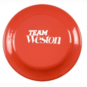 Disco volador transparente de plástico, Logo de forma redonda impreso de 22cm - Product Image 4