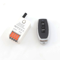 Récepteur de télécommande sans fil à canal unique DC 5V 12V 24V 48V 16A 433.92Mhz contrôle intelligent système de maison intelligente pompe à eau LED