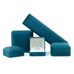 Caja de joyería de lujo personalizada EVERWIN, caja combinada de terciopelo para almacenamiento de joyas, embalaje para anillos, pendientes, colgantes y brazaletes. - Product Image 3