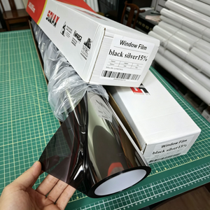 Commercial Grade UV Proof Anti-Scratch Car <strong>Window</strong> Film 2mil PET 70% IRR Black Silver <strong>Window</strong> <strong>Tint</strong> for Vehicles - Product Image 2