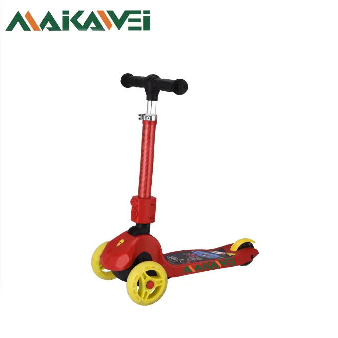 wholesale Cool design children's scooter with LED lights tube