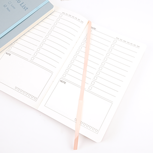 2024 2025 logotipo personalizado A5 B6 PU cuero Tapa dura diario cuaderno contraseña libro para hacer lista - Product Image 4