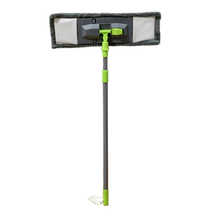 Essuie-glace télescopique en <span class=keywords><strong>microfibre</strong></span> avec <span class=keywords><strong>balai</strong></span> à poussière à tête rotative pour le nettoyage des sols. - Product Image 1