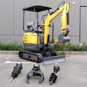 Mini-excavatrice Kubota avec moteur 1. Mini-excavatrice compacte 5 tonnes 2 tonnes EPA/CE/EURO 5 avec accessoires Prix - Product Image 1