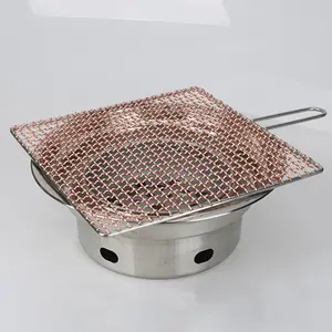 Stainless Steel Round Barbecue Bbq Grill Wire Mesh Net