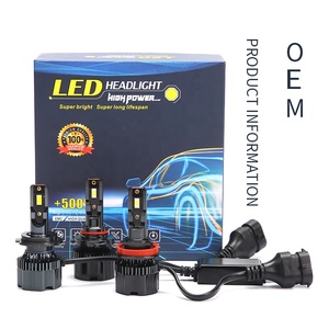 <span class=keywords><strong>Precio</strong></span> al por Mayor de Faros Delanteros LED K5 de 72W, H7, H11, H1, 9005, 9006, H13, 9007, 6000K, 3000K, 4300K, Bombilla LED para Automóvil - Product Image 1