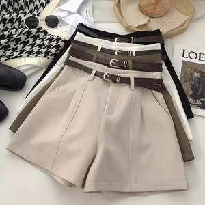 I-0573 Factory Fashion Style Casual Shorts for <b>Women</b> Loose Casual Wide Leg Shorts - Product Image 1
