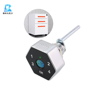 Khóa vân tay điện tử hợp kim kẽm BlJ với mở khóa ứng dụng và pin sạc cho cửa gỗ & thép - Product Image 1