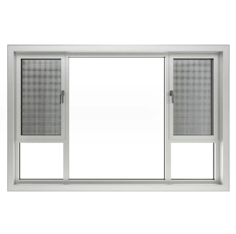 Fenêtre de levage électrique personnalisée Fenêtre en verre anti-ouragans Fenêtre coulissante horizontale verticale en acier