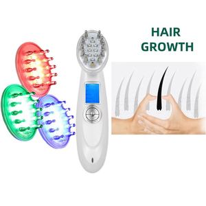Peine de tratamiento de crecimiento del cabello <span class=keywords><strong>para</strong></span> cabello Calvo previene la pérdida de cabello masaje eléctrico vibración - Product Image 1