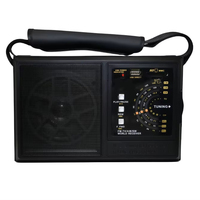 Radio AM/FM 8 bandes avec lecteur MP3, fente pour carte USB/SD et écran LCD, haut-parleur