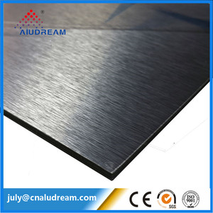 Pannello Composito in Alluminio Alucobond Moderno Spazzolato Argento 1220x2440mm Fogli <span class=keywords><strong>ACP</strong></span>/ACM Ignifughi Ecologici Multiuso - Product Image 6