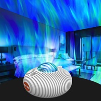 Projecteur de lumière LED Aurora synchronisé avec la musique, boule disco, faisceau lumineux pour scène, club, karaoké, home cinéma, bar, spectacle, événement, ambiance