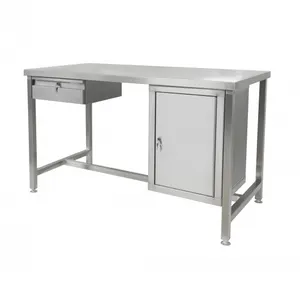 Factory Direct High Quality Stainless Steel 201/304/316 Workbench With Single Drawer and Cupboard