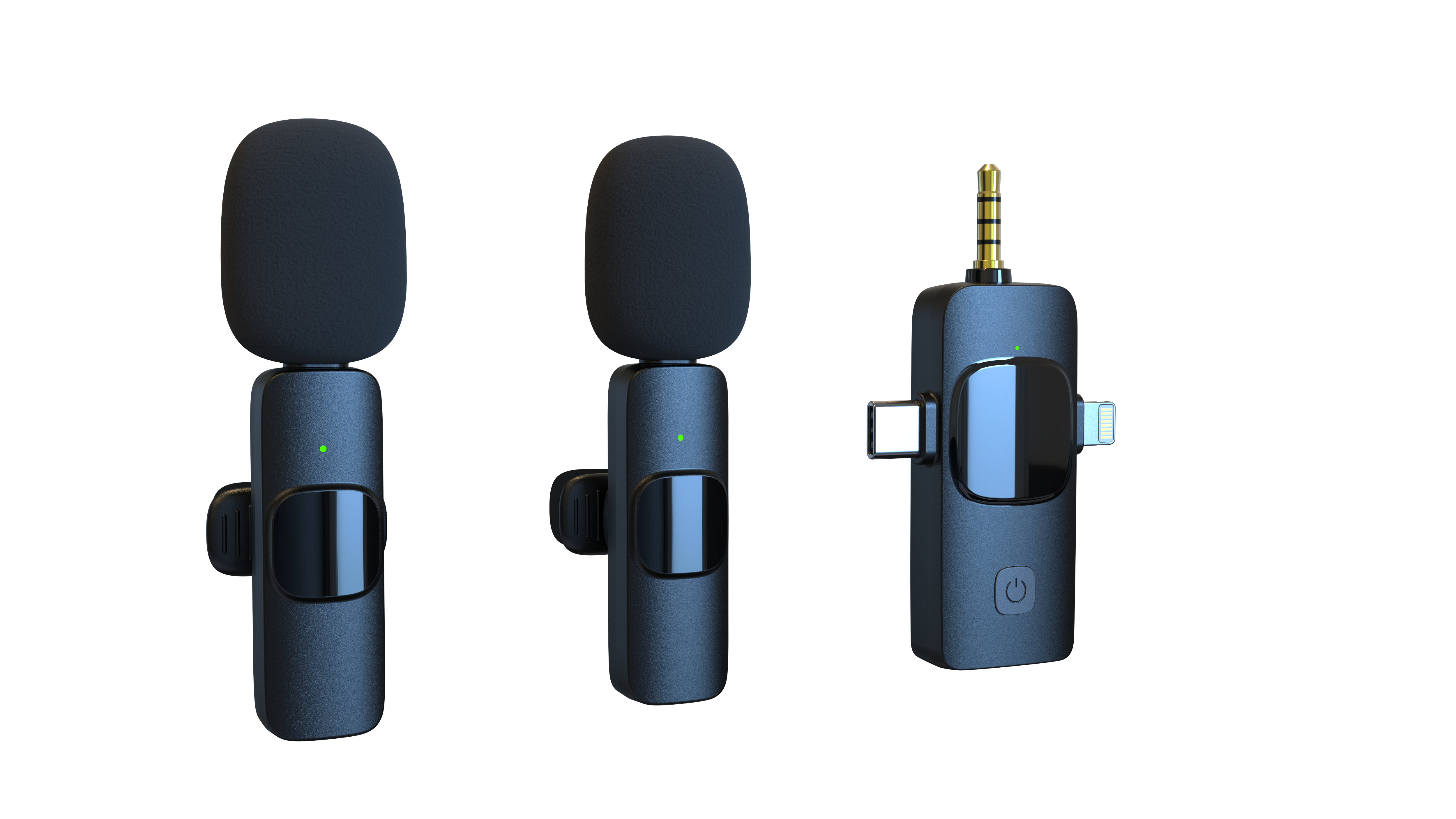 ไมค์ 2 ตัว + ตัวรับสัญญาณ 1 ตัว