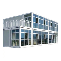 Maison préfabriquée de haute qualité Structure en acier moderne Conteneur plat Appartement Maison pour villa ou atelier