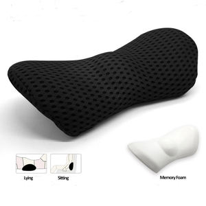 <span class=keywords><strong>Coussin</strong></span> ergonomique de <span class=keywords><strong>soutien</strong></span> <span class=keywords><strong>lombaire</strong></span> en mousse à mémoire de forme, design en forme de lingot, housse en tissu amovible et lavable pour chaise de bureau, siège de voiture, <span class=keywords><strong>canapé</strong></span> - Product Image 5