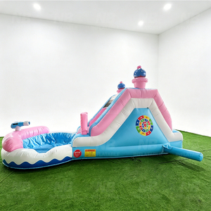 <span class=keywords><strong>Toboggan</strong></span> <span class=keywords><strong>aquatique</strong></span> gonflable pour enfants <span class=keywords><strong>avec</strong></span> piscine à jets d'eau et jeu de cible, en PVC, pour usage commercial, parc <span class=keywords><strong>aquatique</strong></span> gonflable pour fêtes en extérieur dans la cour - Product Image 3