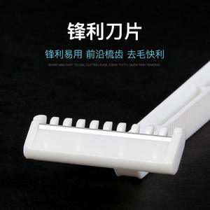 Rasoir jetable Hsk pour femmes, lame en acier inoxydable, poignée antidérapante, épilation des aisselles, usage domestique - Product Image 4