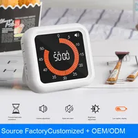 Réveil WiFi avec écran OLED Nouveau minuteur visuel d'auto-discipline Outil silencieux de gestion du temps pour les études des étudiants