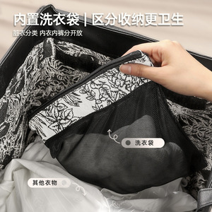Collapsible Laundry <b>Basket</b> With Wheels <b>Large</b> Capacity Foldable Storage Organizer For Bathroom Clothes And Miscellaneous Items - Product Image 4