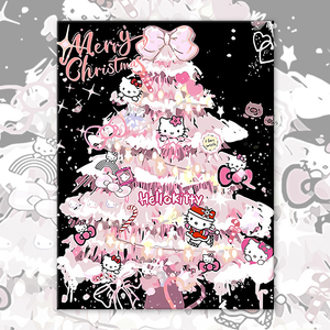 Kit Pittura Dipingi con i Numeri Albero di Natale 65cm, Adatto ai Principianti, Set Pittura Fai da Te con Colori Acrilici Impermeabili per Adulti e Bambini, Decorazioni Natalizie - Product Image 2