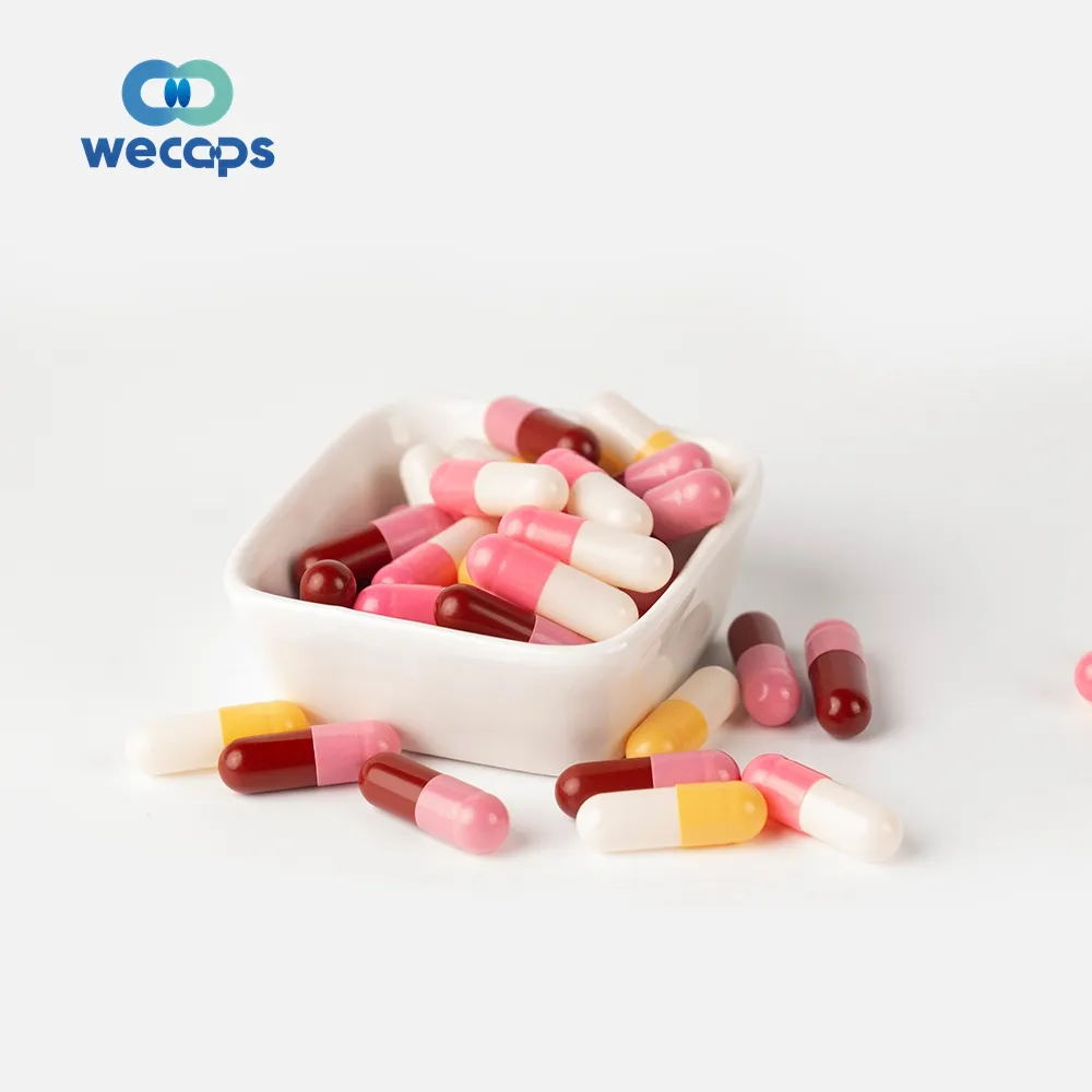 Wecaps giá tốt nhất kích thước 0 viên nang rỗng tất cả các kích cỡ dược phẩm Viên nang rỗng viên nang gelatin rỗng