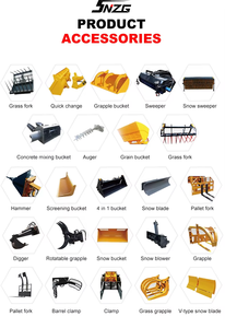 Teleskop <span class=keywords><strong>40kW</strong></span> mesin muatan depan, pemuat roda 1.5 Ton teleskopik kompak - Product Image 5