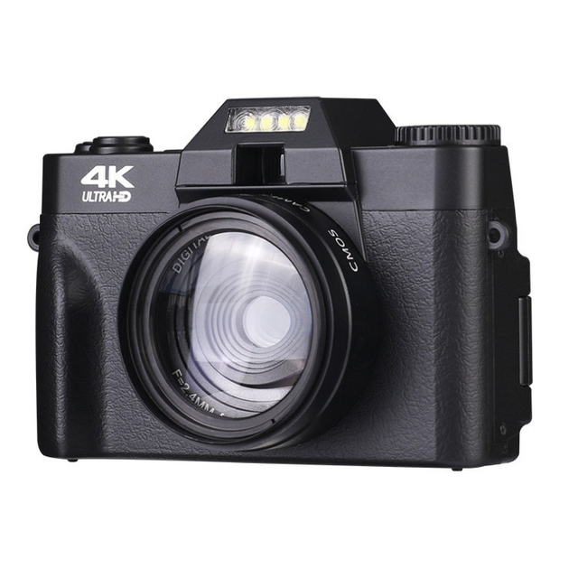 Professional 48MP WIFI 16X Zoom Digital Vlog Camera 4K HD Wireless Vlogging with Flip Screen Supports SD Card