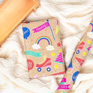 Custom Happy Birthday Party Pattern Recyclable Kraft Gift <b>Wrap</b> <b>Paper</b> <b>Roll</b> 100GSM PE Coated Double Sided Eco Friendly Digital - Product Image 5