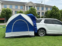 Tente de camping SUV imperméable quatre saisons à double couche pour l'extérieur avec housse de coffre double étage pour voiture