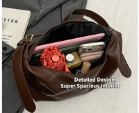 Sac pour femme de grande capacité, sensation haut de gamme, nouveau sac bandoulière élégant, sac à bandoulière décontracté et polyvalent, design simple