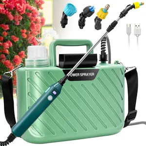 Portable Electric Power Sprayer: Sylstar Home Garden Square 5L Battery Agricultural Spray Pump