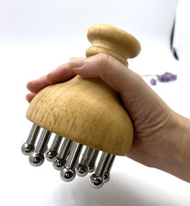 Peine Gua Sha de Acero Inoxidable 304 con Puntas Gruesas para Masaje Abdominal, Masaje de Meridianos y Alivio del Dolor - Product Image 1