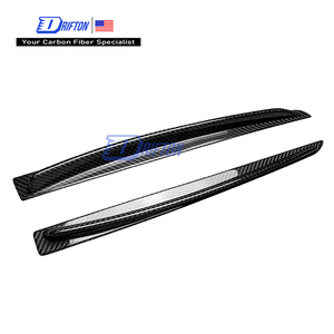 Roof Side Rails <b>Splitters</b> For Porsche 911 992 GT3RS Carbon Fiber - Product Image 1
