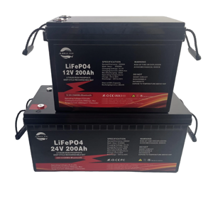 高容量24V 200AH 300AH 400AH 12V 100AH Lifepo4リチウムイオン電池パックBluetoothアプリコントロール太陽光発電システム用 - Product Image 4