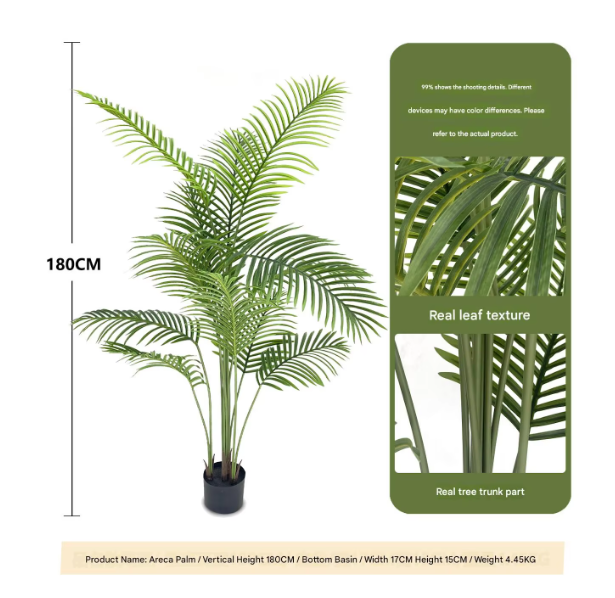 Pot noir 1,8 m (densité accrue Areca Palm)