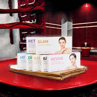 Glam Detox Hautpflege-Set CO2-Sauerstoff Gesichtsaufhellungs- und Straffungs-Kits Revitalisierende Blasen-Hydra-Gel-Creme Weiche Sauerstoffanreicherungs-Pod